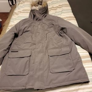 Mens Calvin Klein Gray Parka  Sz. L